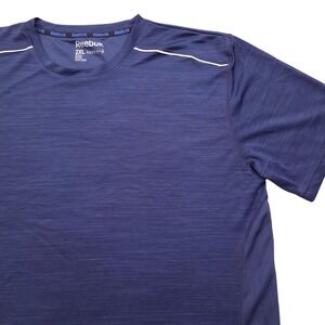 Reebok PlayDry Performance Crew Neck Shirt Navy Blue Mens 2XL‎ XXL